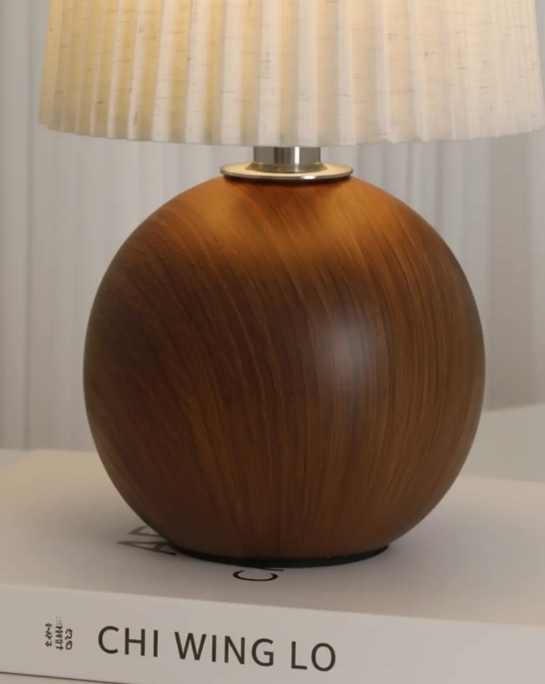 Moderne Stoffen Tafellamp – Keramiek Maison Roze