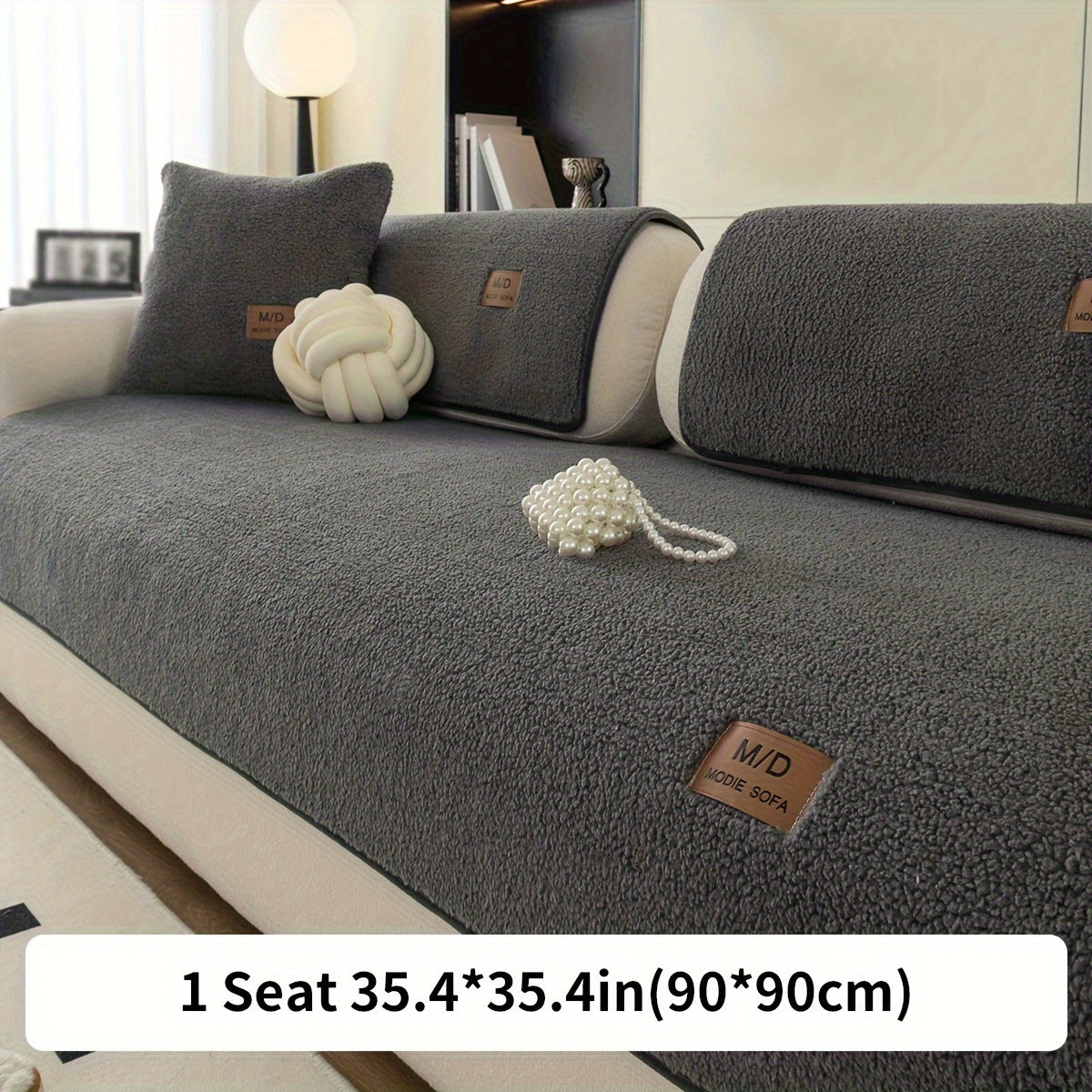 Pluchen Sofahoes - Antislip en Universele Meubelbeschermer