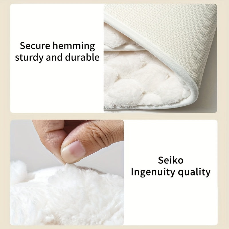 Dikke Antislip Tufted Polyester Badmat – Ultra-Zacht en Absorberend voor Badkamer en Slaapkamer