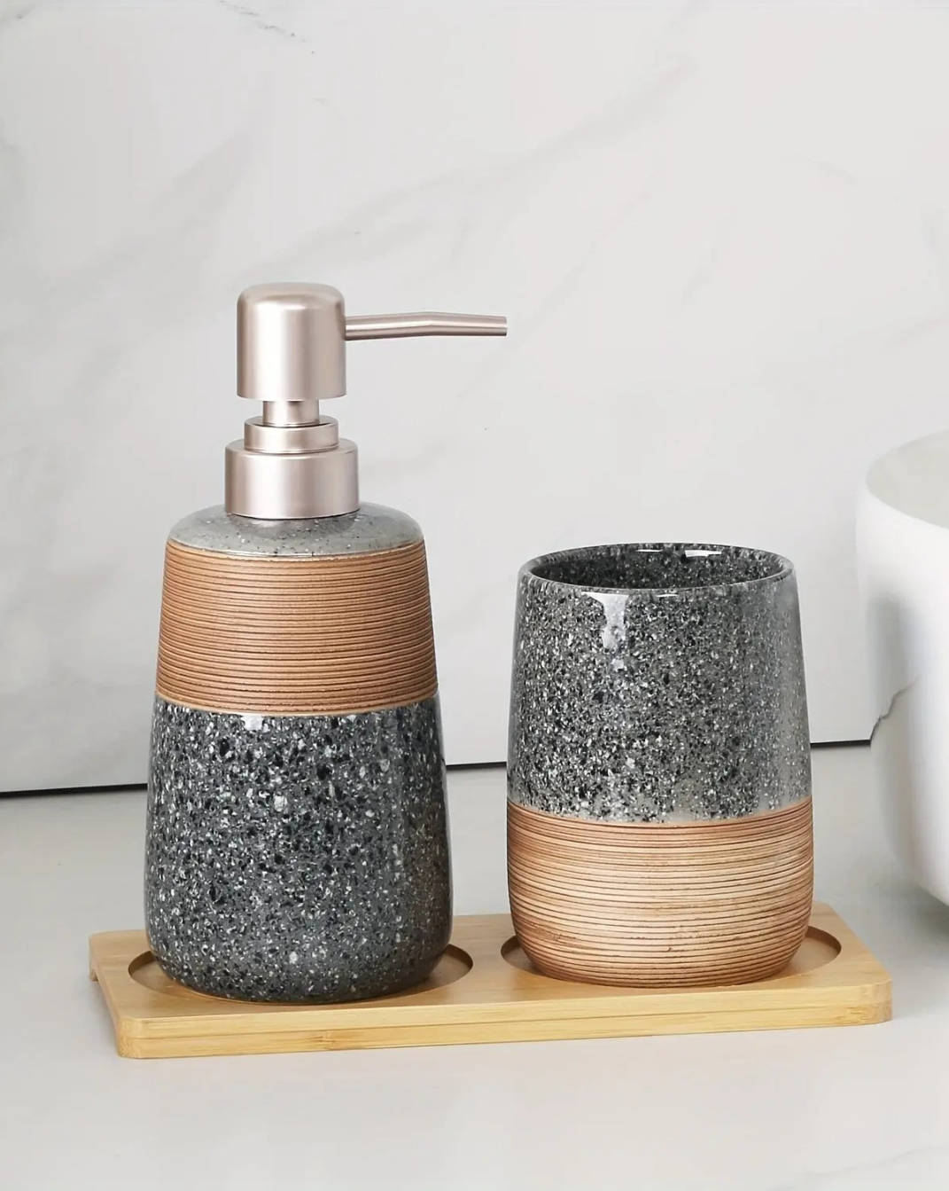 Keramische Badkamerset 2-Delig | Maison Roze - Maison Roze