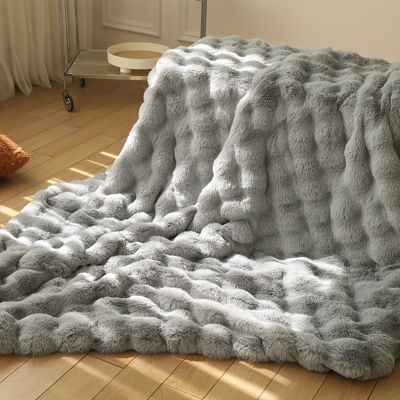 Zachte Imitatie Konijnenfleece Deken – Multifunctionele Gooideken voor Bank, Sofa en Bed