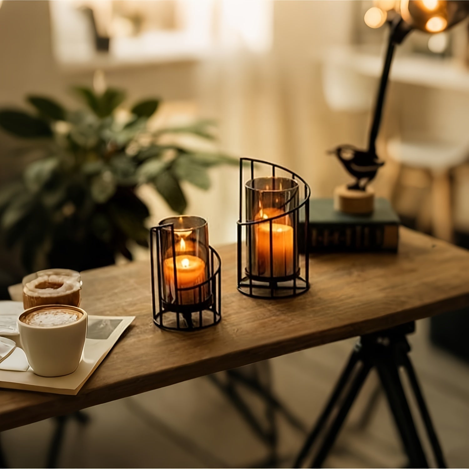 2-pack Spiraalvormige Kaarshouders - Stijlvolle Decoratie voor Elke Gelegenheid