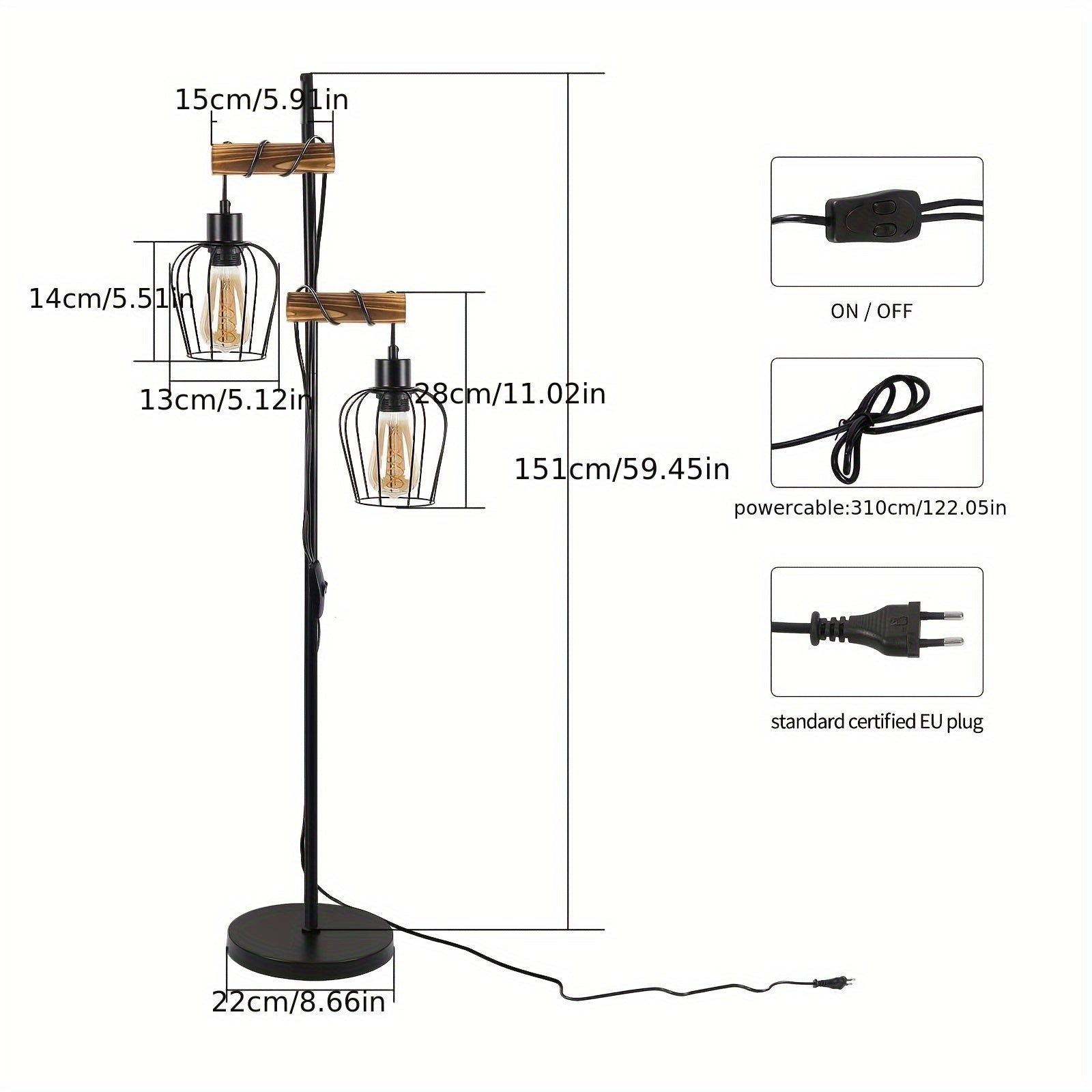 Vloerlamp - Industrieel Design voor Retro Sfeer