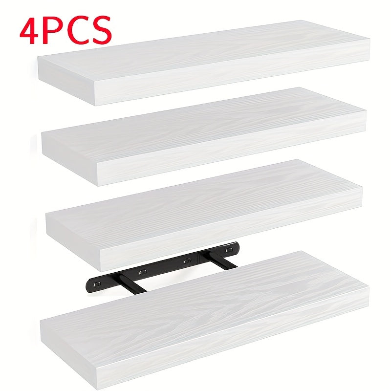 Drijvende Planken Set - Ruimtebesparend en Rustiek Ontwerp