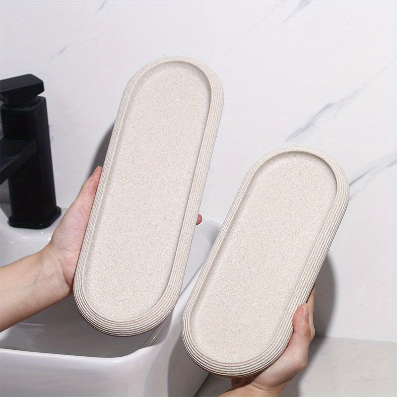 Ovalen Dienbladen van Hars - Antislip en Roestbestendig Design