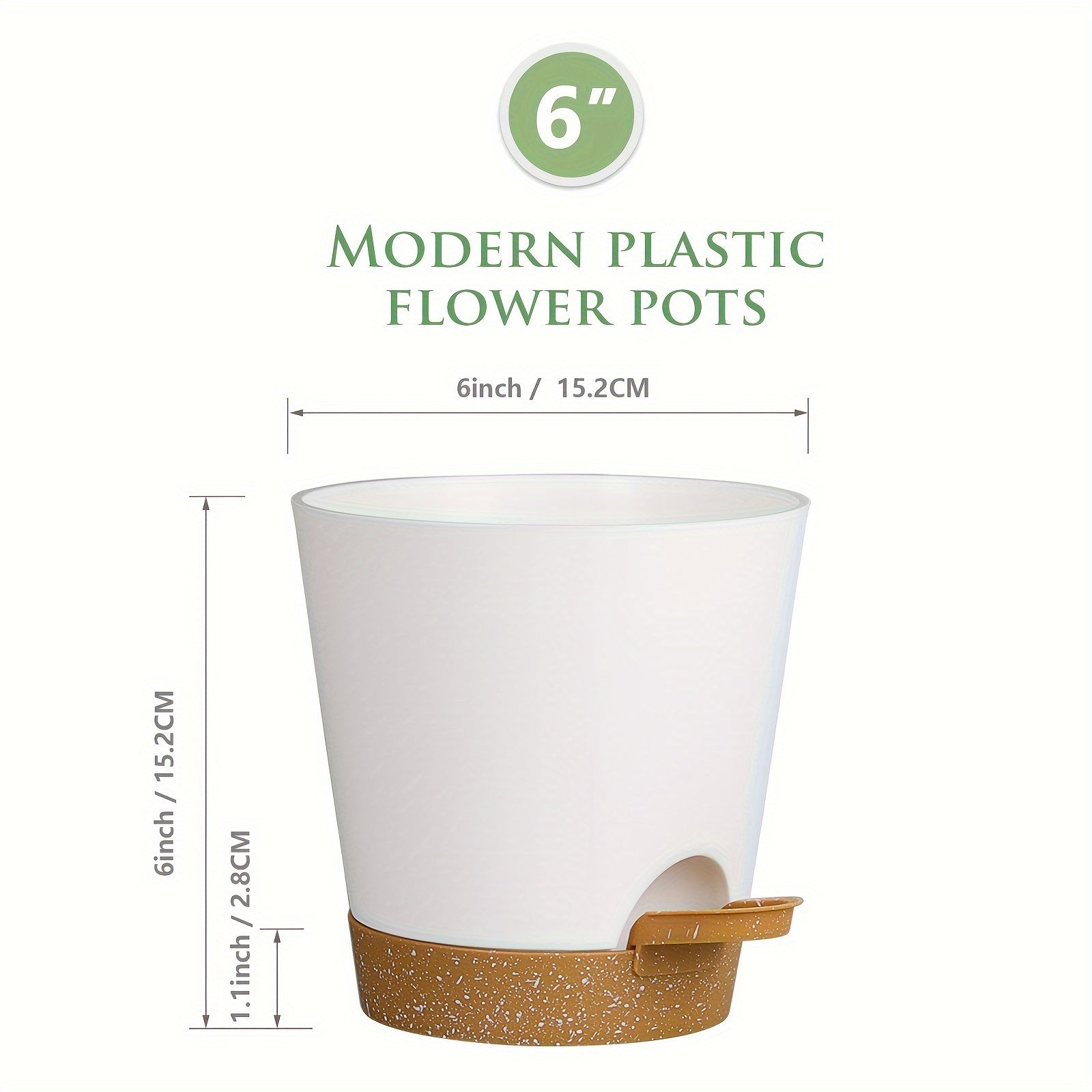 Zelfwatergevende Bloempotten - Perfect voor Binnen en Buiten