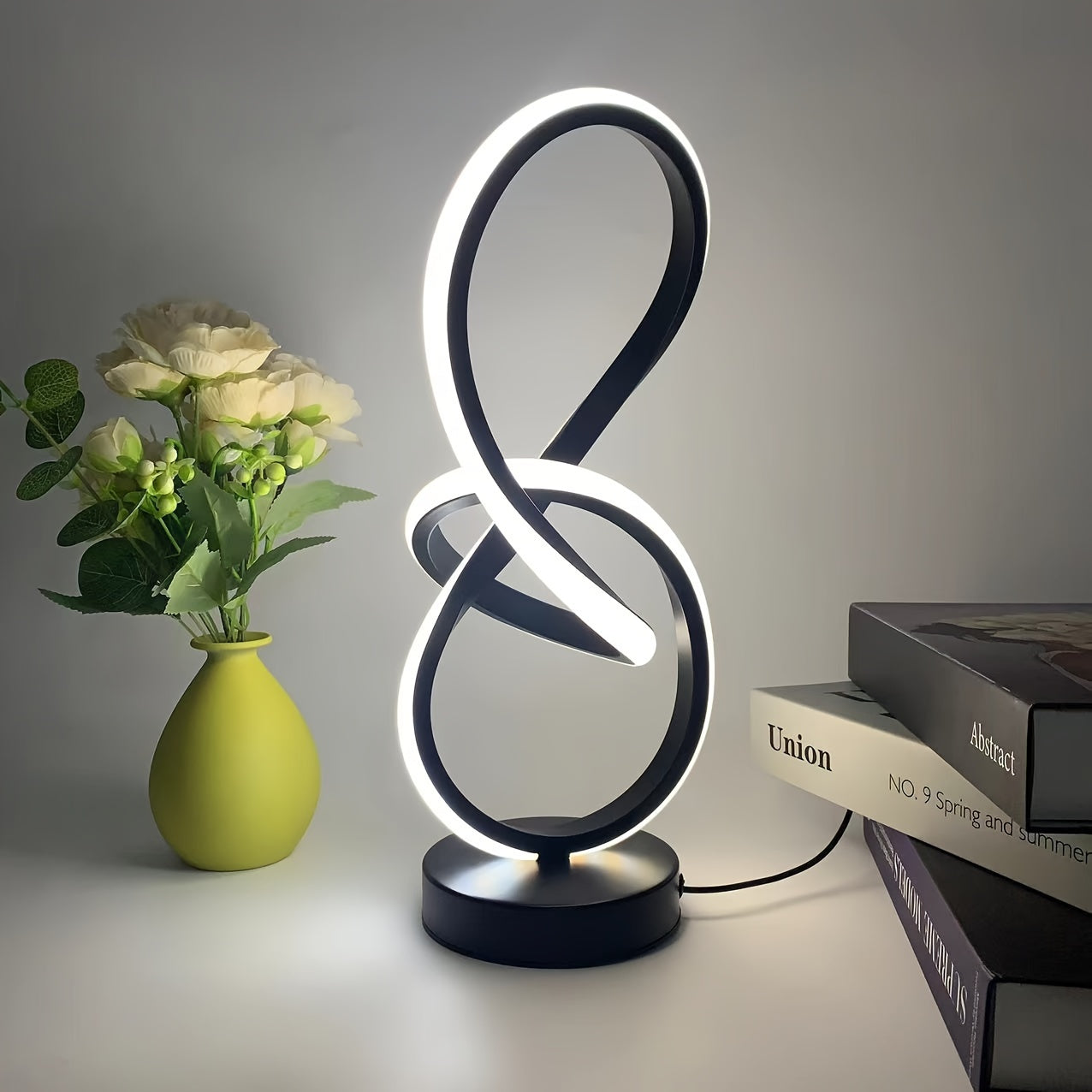 Spiraal USB Bureaulamp - 3 Kleurtemperaturen en Geheugenfunctie