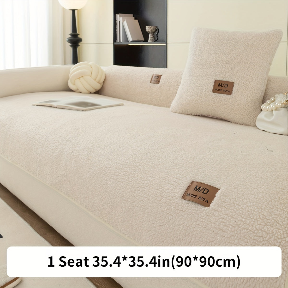 Pluchen Sofahoes - Antislip en Universele Meubelbeschermer