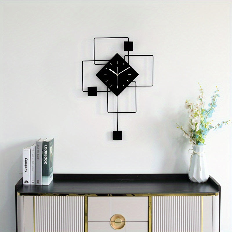 Moderne Wandklok - Stil en Digitale Weergave voor Thuis en Kantoor
