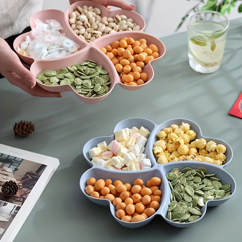 Hartvormige Opbergplaat - Voedselveilige Organizer voor Snacks en Desserts