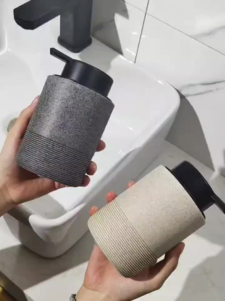 Vrijstaande Hars Dispenser voor Badkamer met Eenvoudig Navulontwerp - Geen Elektriciteit Nodig