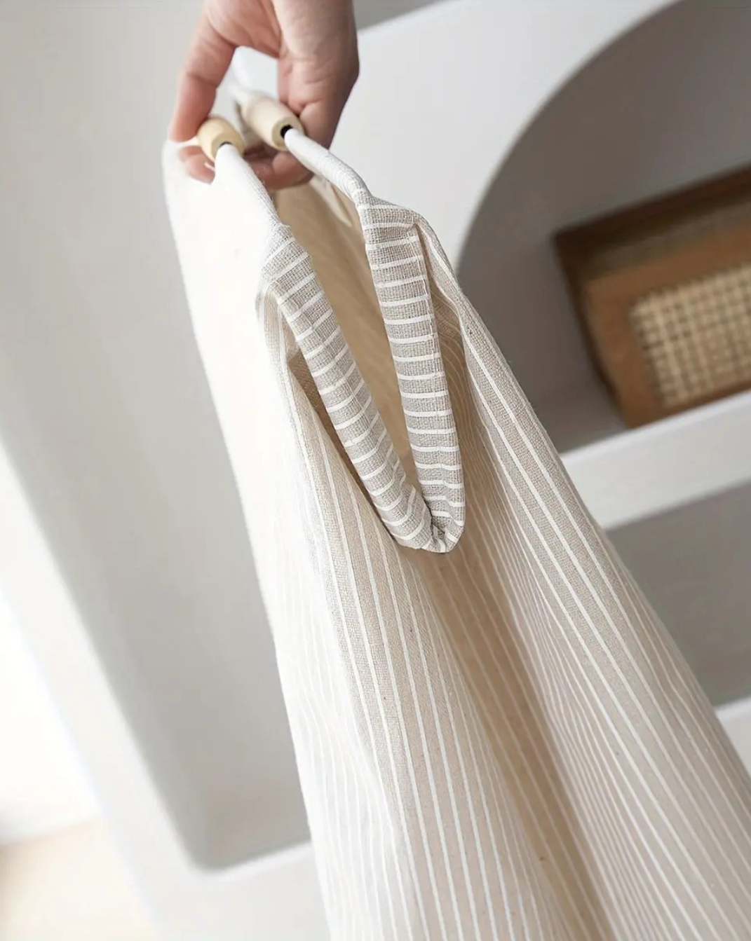 Wasmand met Handvatten – Vrijstaande Vuilwasmand voor Slaapkamer & Badkamer