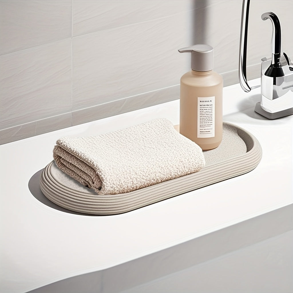 Ovalen Dienbladen van Hars - Antislip en Roestbestendig Design