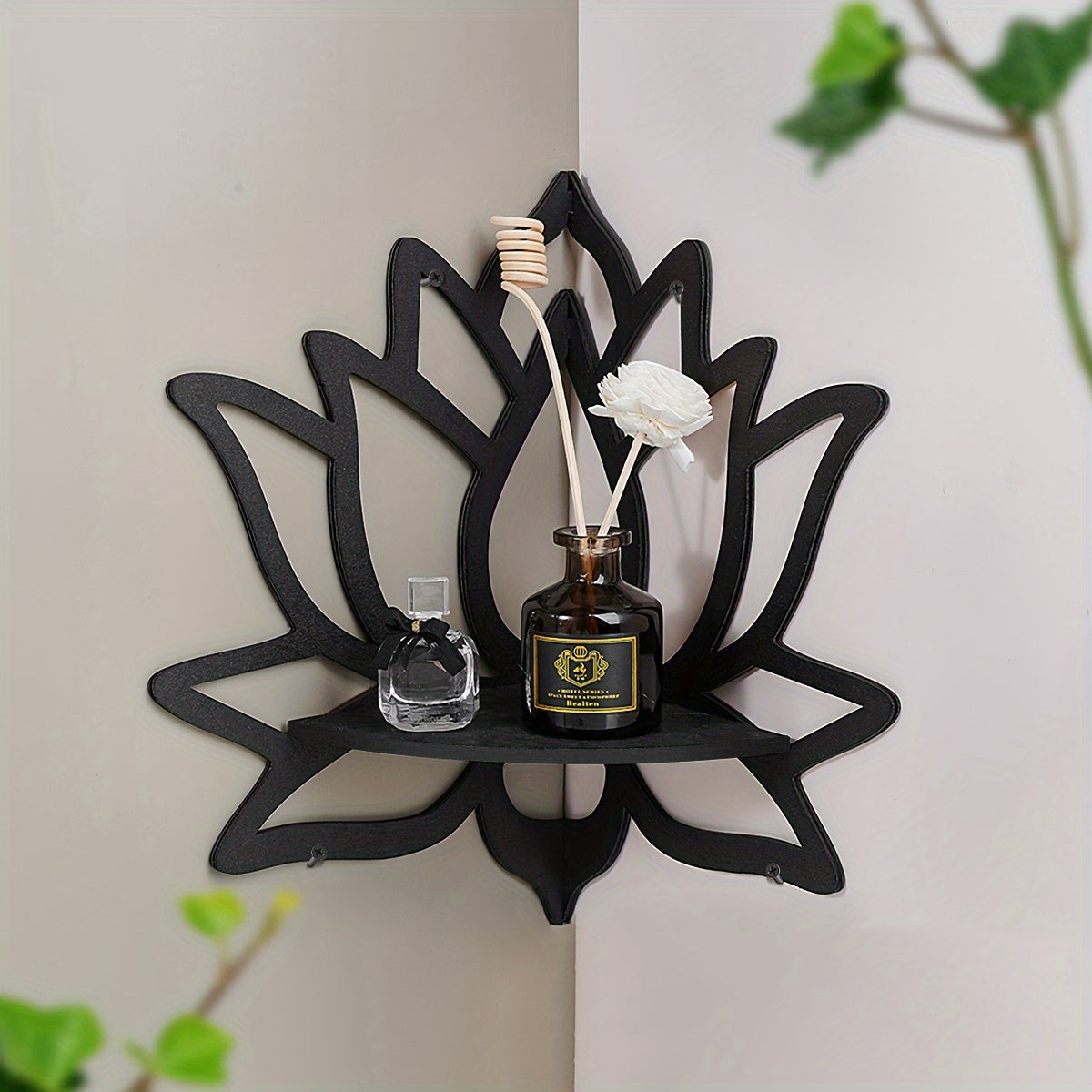 Creatieve Lotusbloem Muurhoekplank - Perfect voor Huisdecoratie