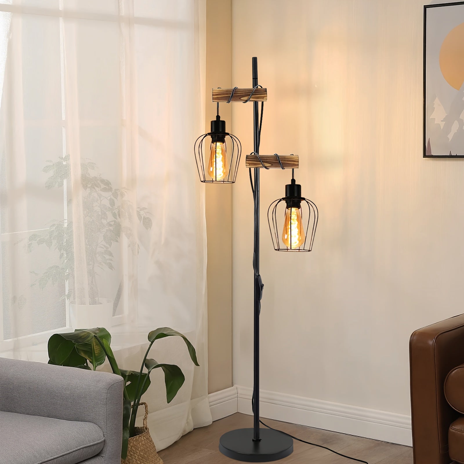 Vloerlamp - Industrieel Design voor Retro Sfeer
