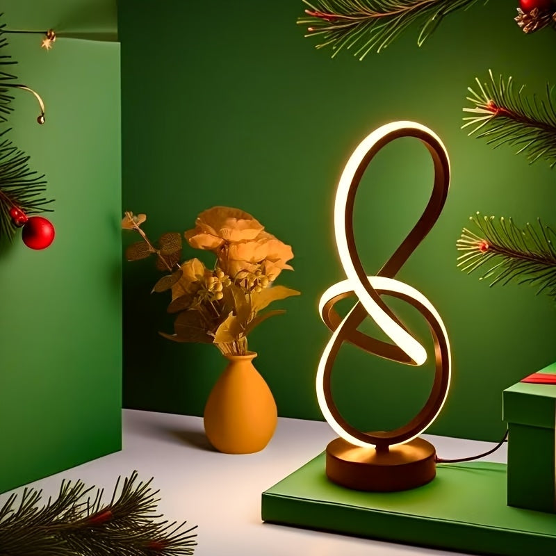 Spiraal USB Bureaulamp - 3 Kleurtemperaturen en Geheugenfunctie