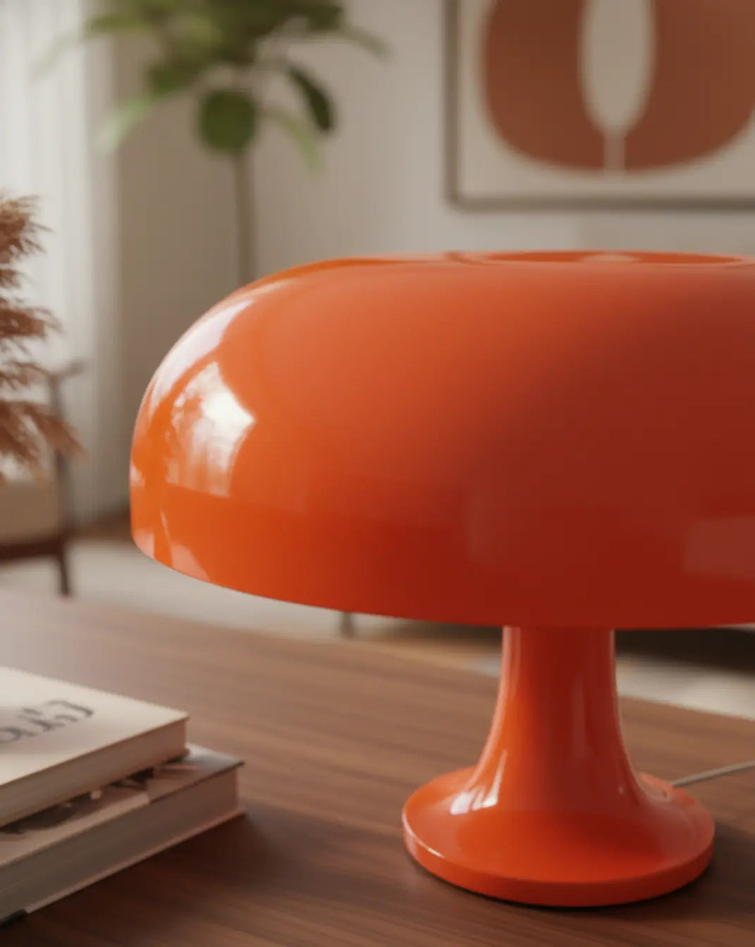 Moderne Paddenstoel tafellamp Maison Roze