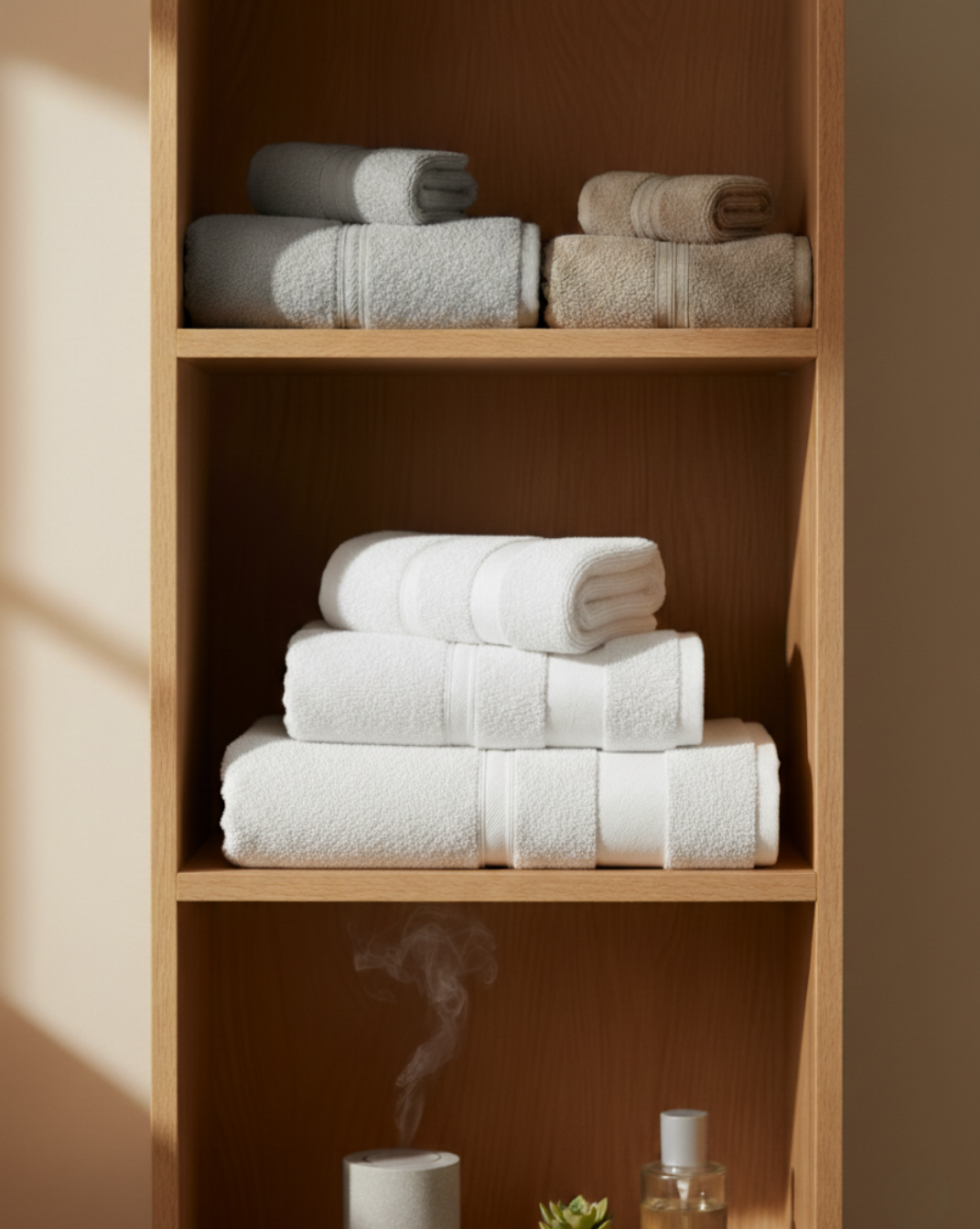 Badhanddoek Set Katoen (4 stuks)