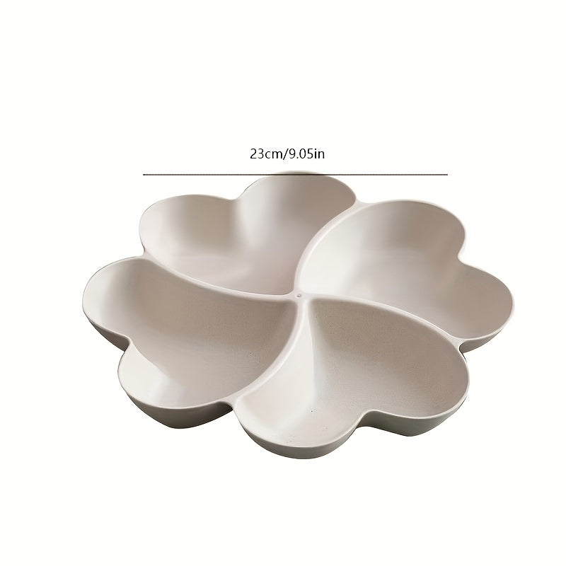 Hartvormige Opbergplaat - Voedselveilige Organizer voor Snacks en Desserts