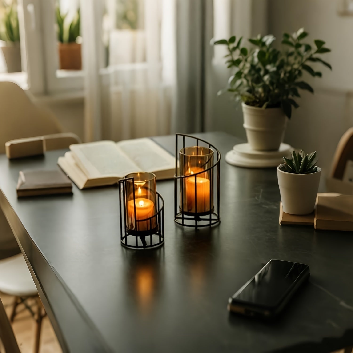 2-pack Spiraalvormige Kaarshouders - Stijlvolle Decoratie voor Elke Gelegenheid