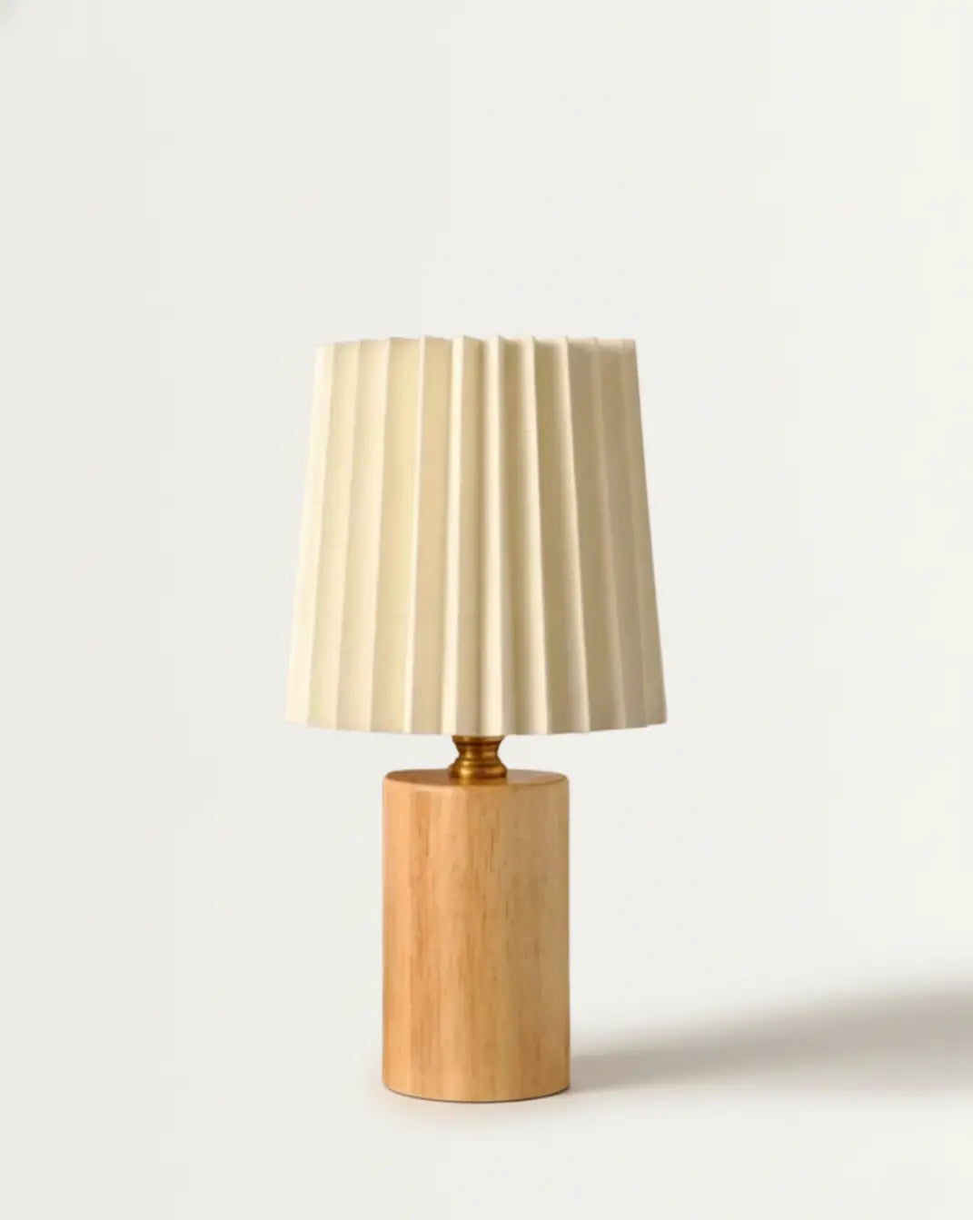 Korean Style Tafellamp - Geplisseerde Kap Maison Roze