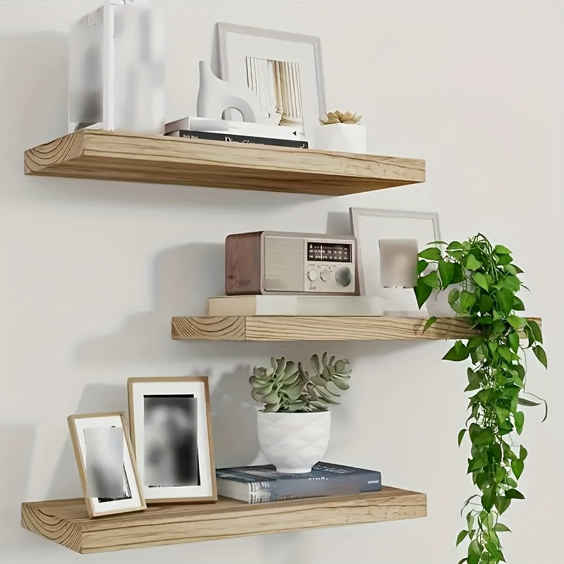 Drijvende Planken Set - Ruimtebesparend en Rustiek Ontwerp