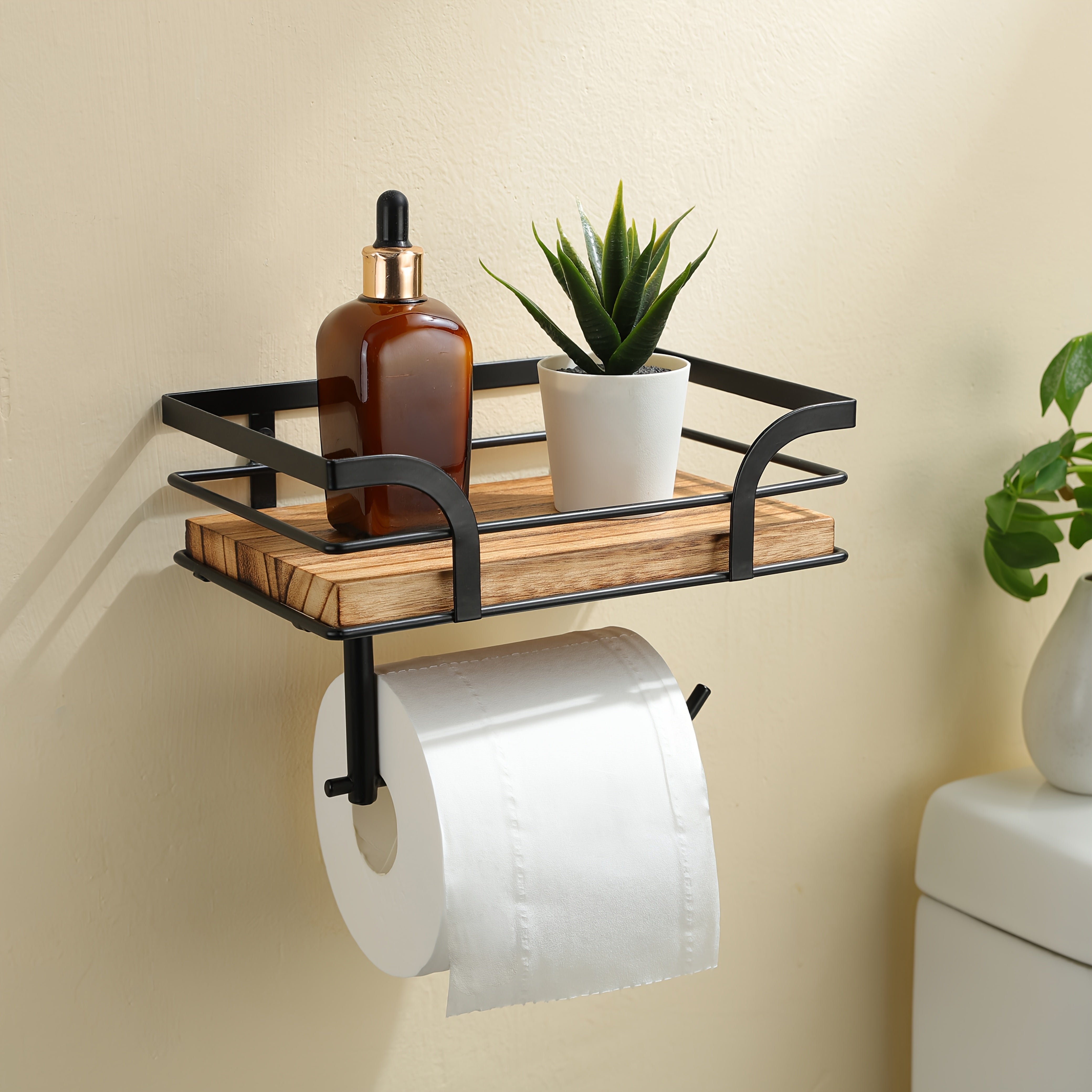 Wandmontage Toiletpapierhouder - Praktische Opbergoplossing voor Badkamer