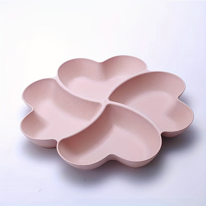 Hartvormige Opbergplaat - Voedselveilige Organizer voor Snacks en Desserts