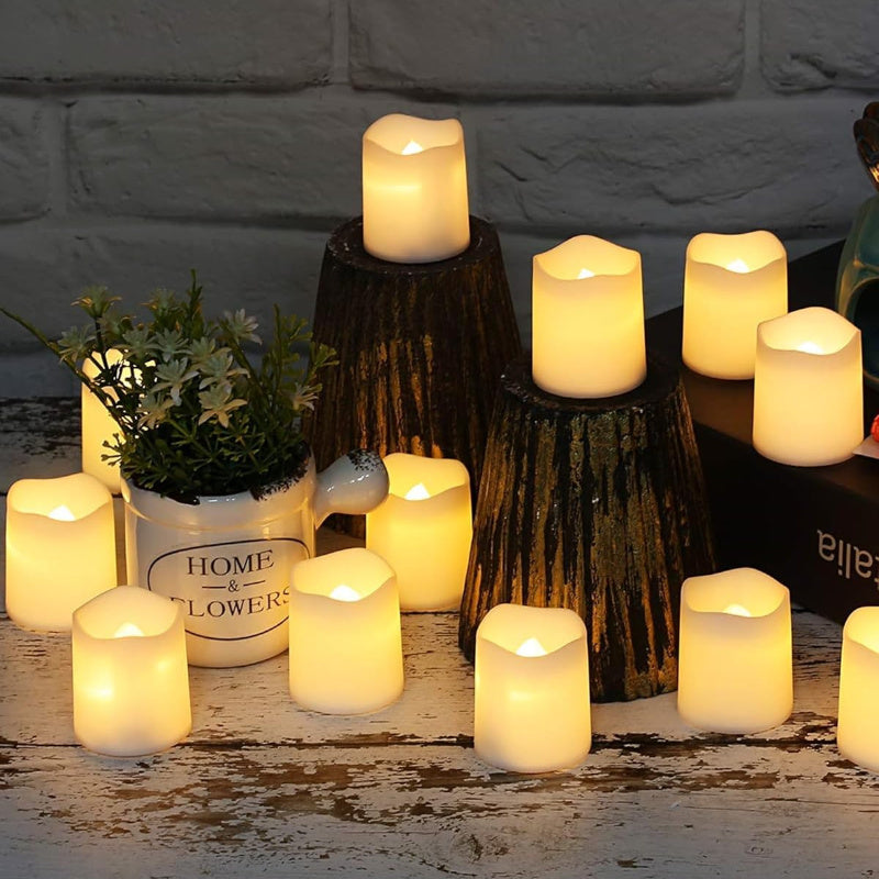 Vlamloze LED Theelichtjes - Veilig en Decoratief voor Elke Gelegenheid