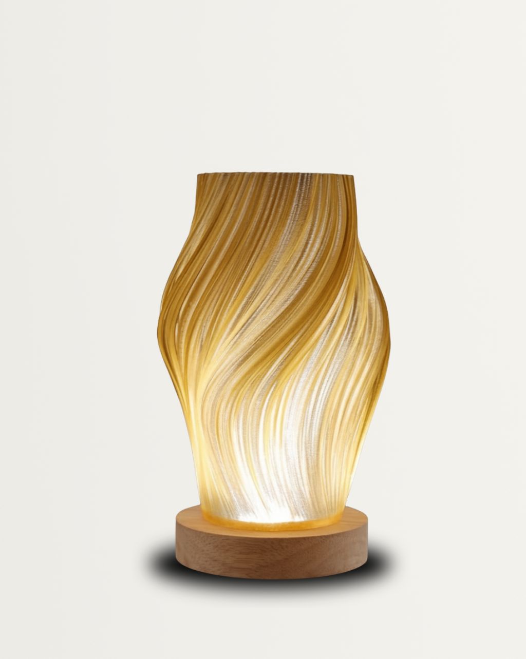 Verstelbare Tafellamp - Modern Design met Houten Voet en USB Voeding