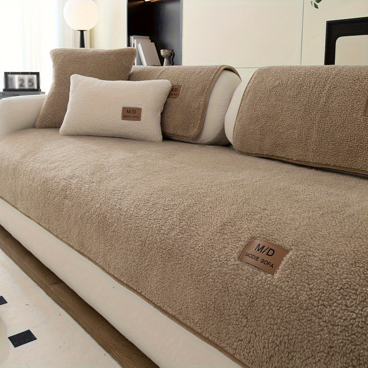 Pluchen Sofahoes - Antislip en Universele Meubelbeschermer