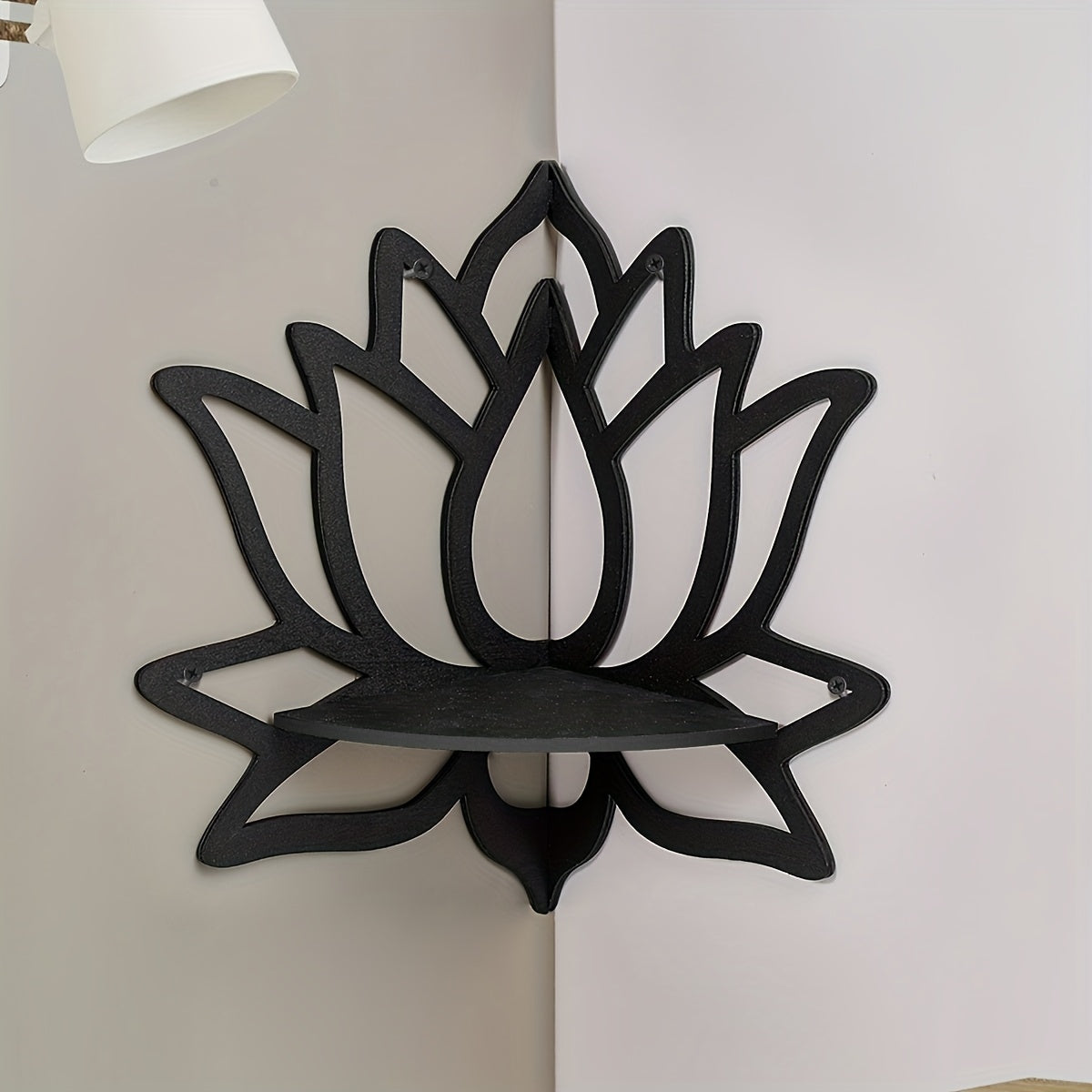 Creatieve Lotusbloem Muurhoekplank - Perfect voor Huisdecoratie