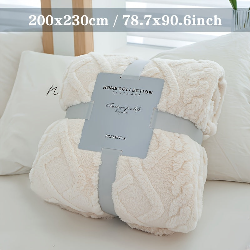 3D Jacquard Dekbed met Geometrisch Patroon – Ultradun Microvezel, Lichtgewicht en Machinewasbaar