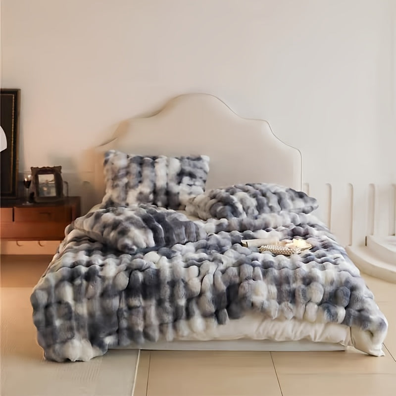 Zachte Imitatie Konijnenfleece Deken – Multifunctionele Gooideken voor Bank, Sofa en Bed