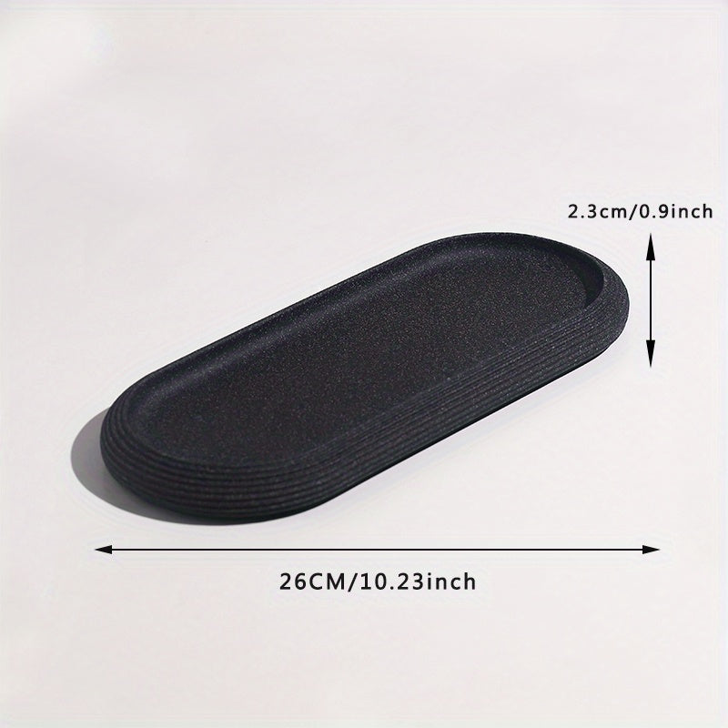 Ovalen Dienbladen van Hars - Antislip en Roestbestendig Design