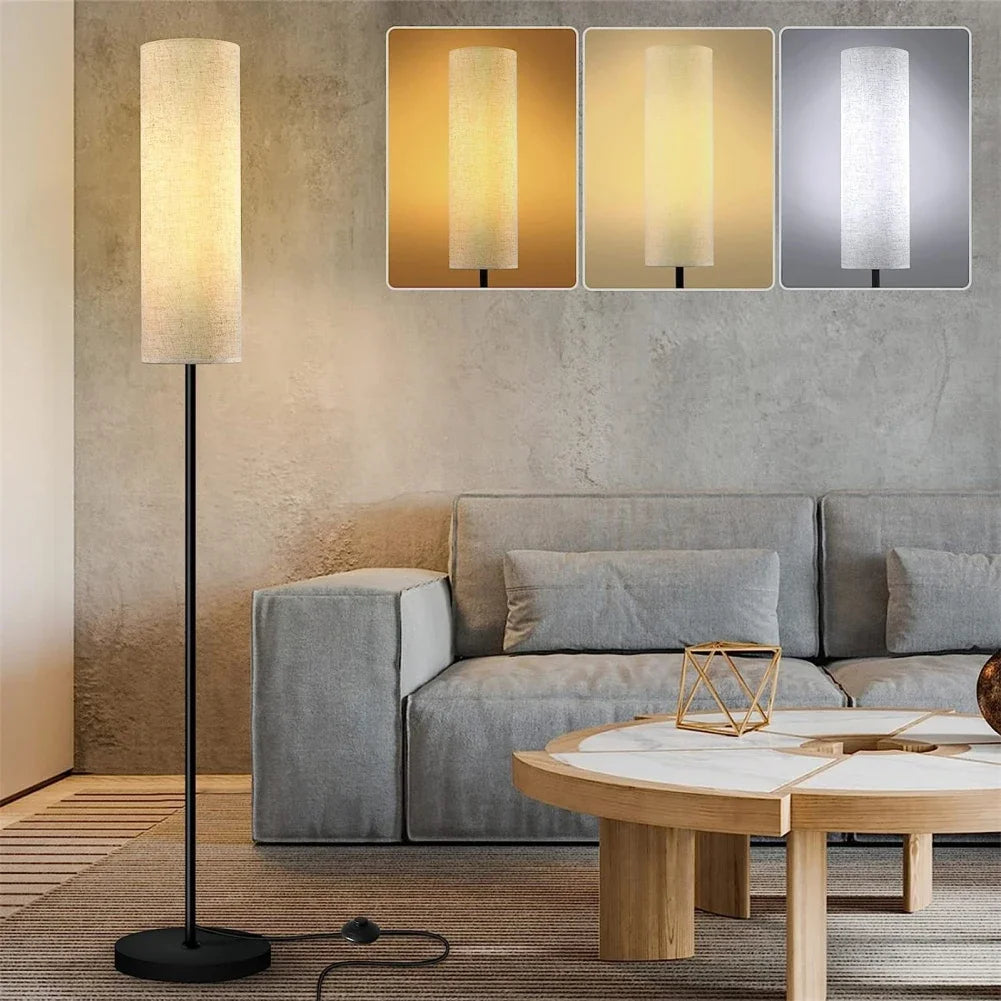 Vloerlamp met Voetenschakelaar - Dimbare Leeslamp voor Thuis
