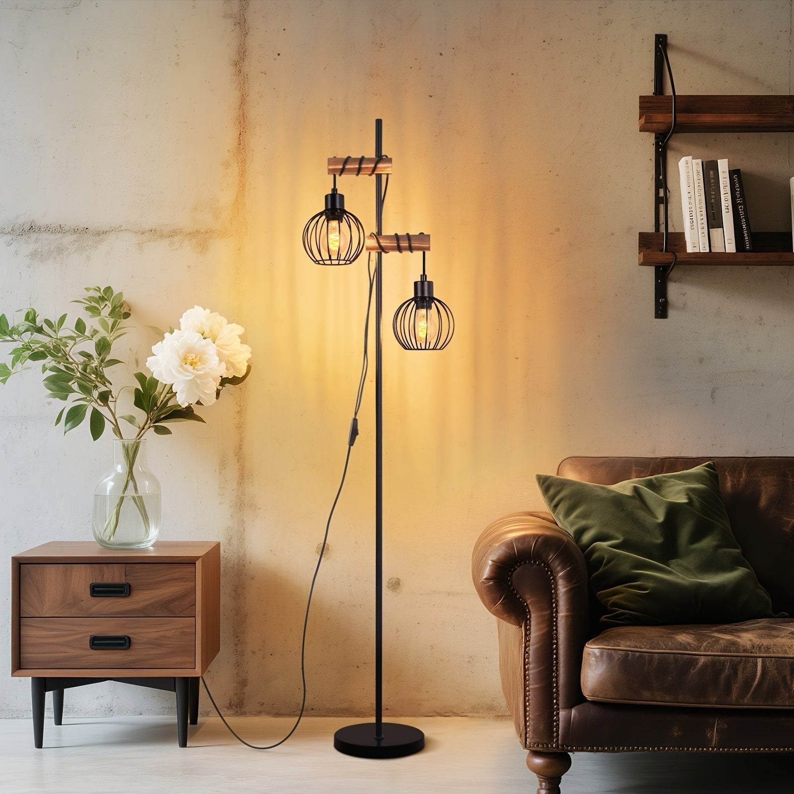 Vloerlamp - Industrieel Design voor Retro Sfeer