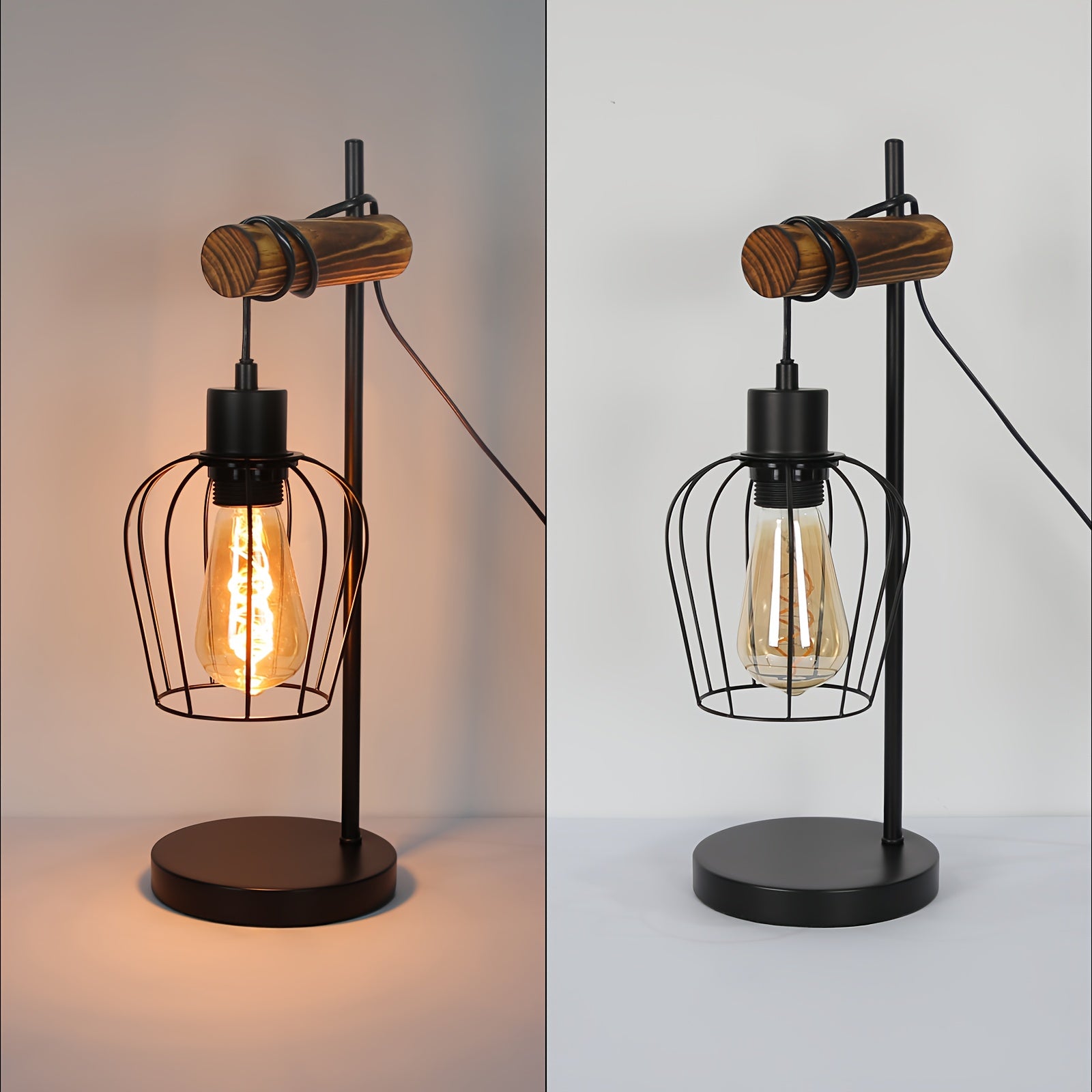 Retro Bedlamp - Industrieel Ontwerp, Geschikt voor Elke Kamer