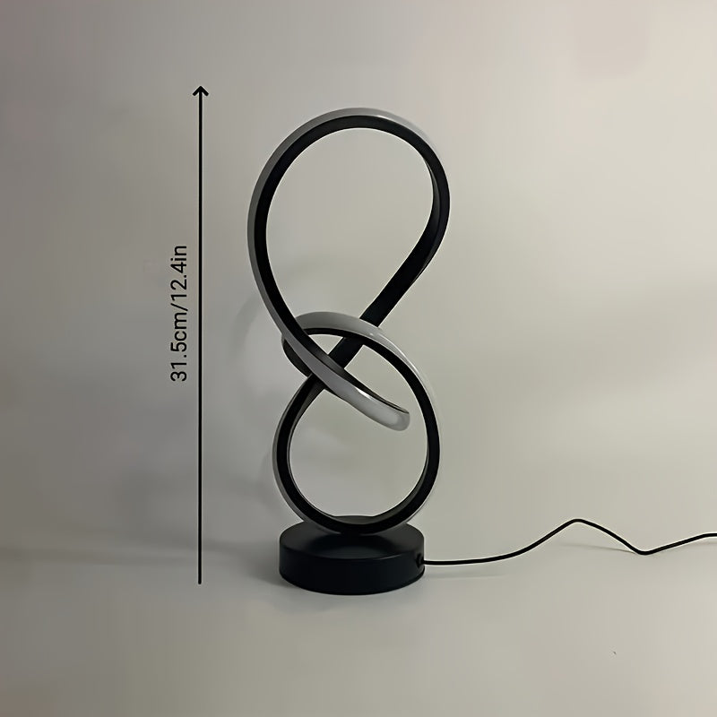 Spiraal USB Bureaulamp - 3 Kleurtemperaturen en Geheugenfunctie