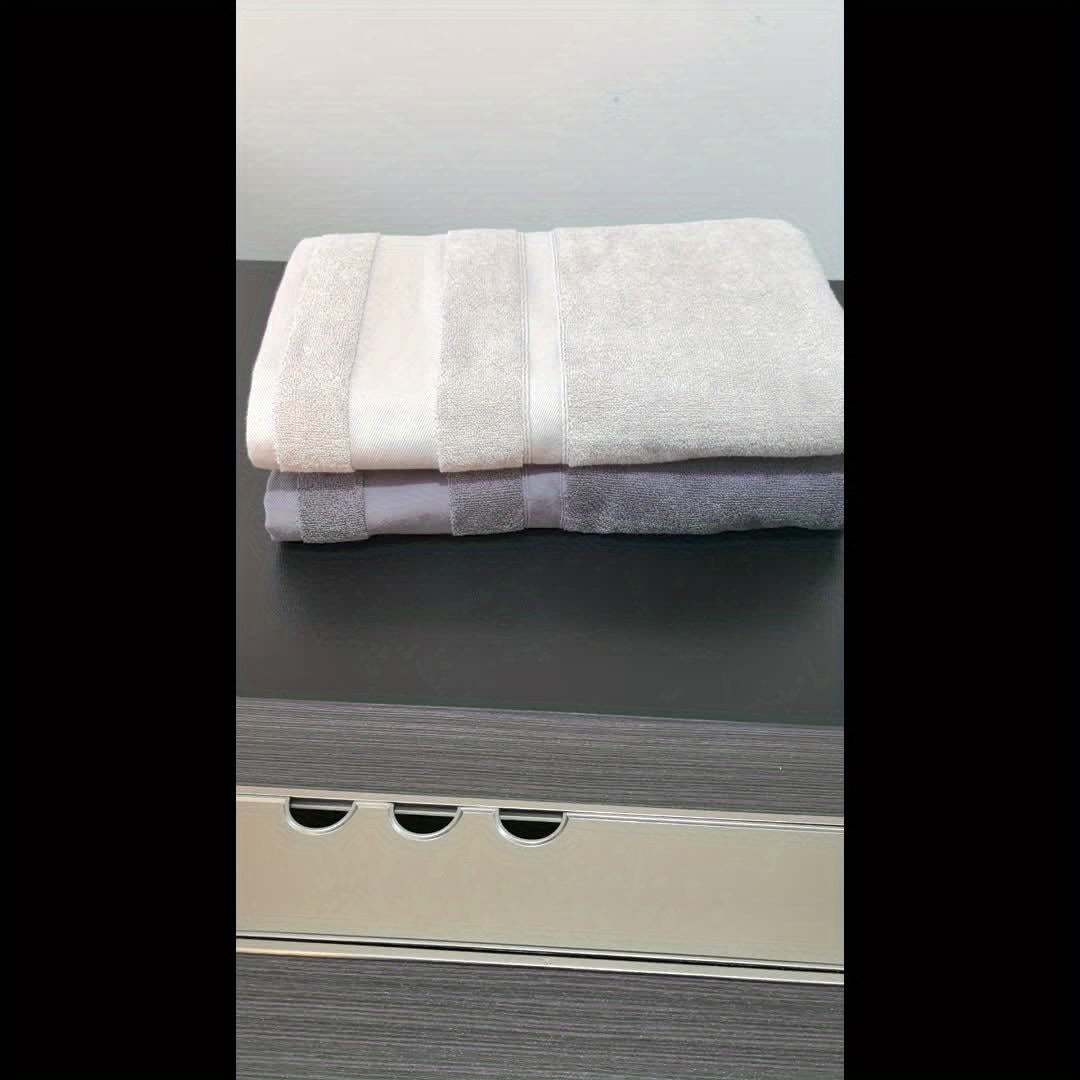 Set van 2 Badhanddoeken 70x140cm en 2 Kleine Handdoeken 34x74cm van 100% Katoen - Absorberend en Sneldrogend