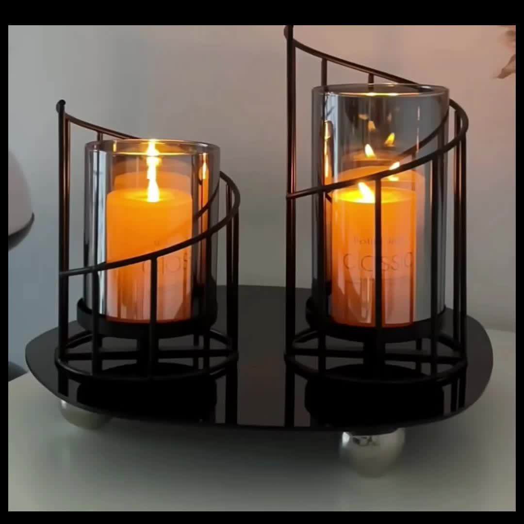 2-pack Spiraalvormige Kaarshouders - Stijlvolle Decoratie voor Elke Gelegenheid