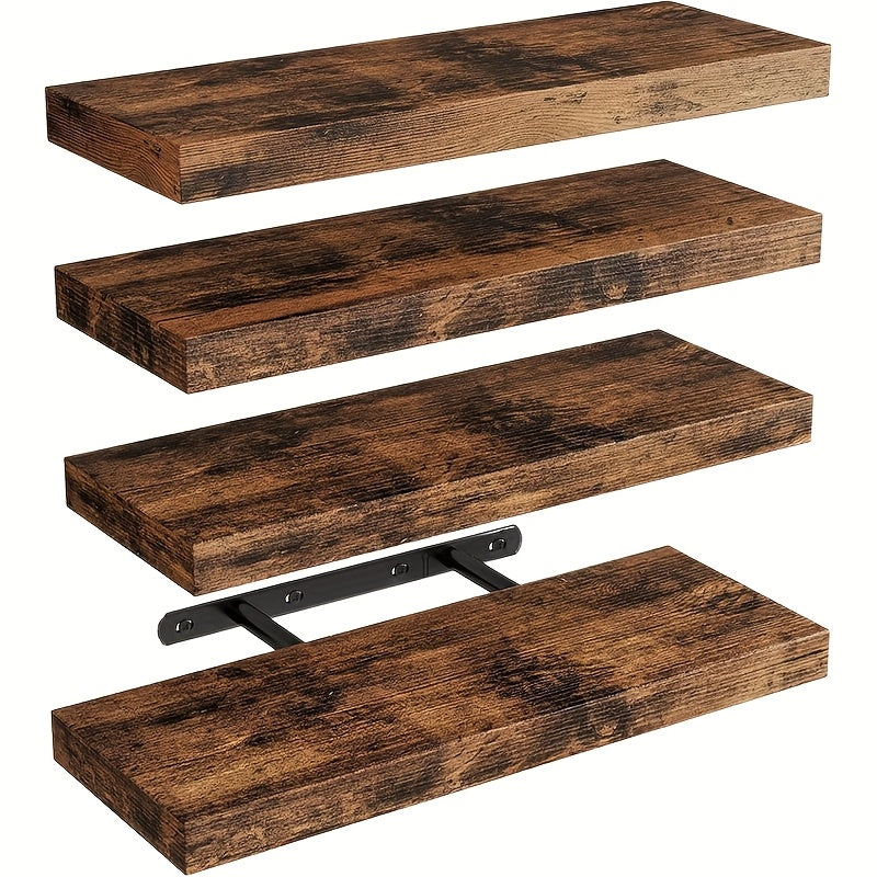 Drijvende Planken Set - Ruimtebesparend en Rustiek Ontwerp