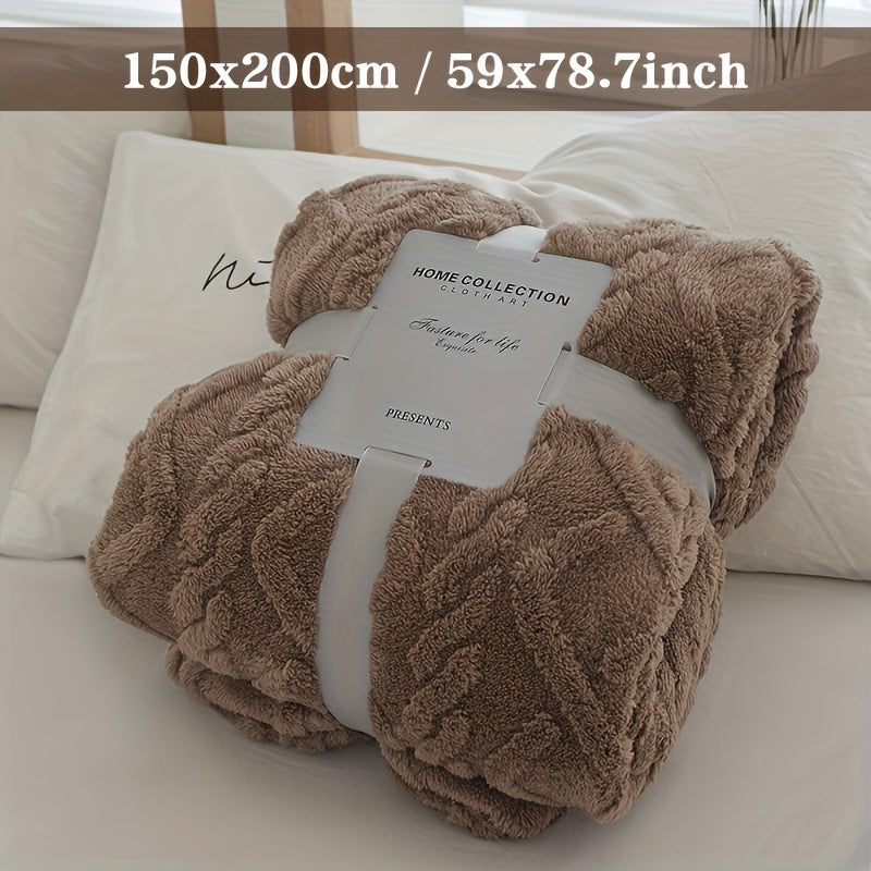 3D Jacquard Dekbed met Geometrisch Patroon – Ultradun Microvezel, Lichtgewicht en Machinewasbaar