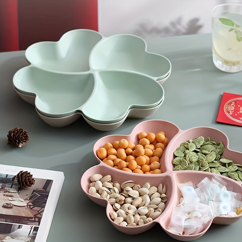 Hartvormige Opbergplaat - Voedselveilige Organizer voor Snacks en Desserts