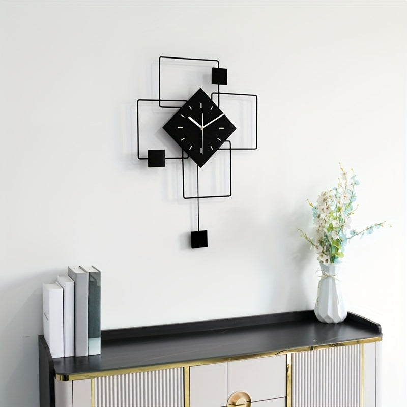 Moderne Wandklok - Stil en Digitale Weergave voor Thuis en Kantoor