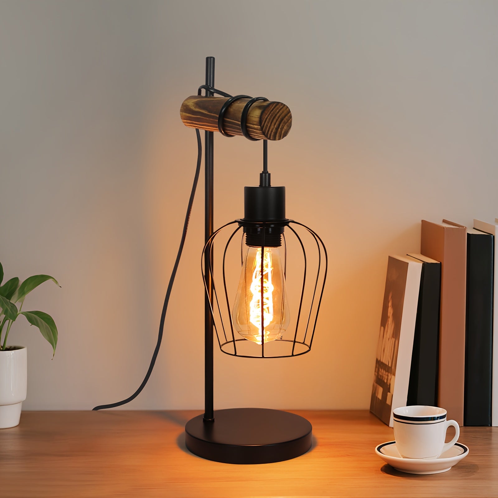 Retro Bedlamp - Industrieel Ontwerp, Geschikt voor Elke Kamer