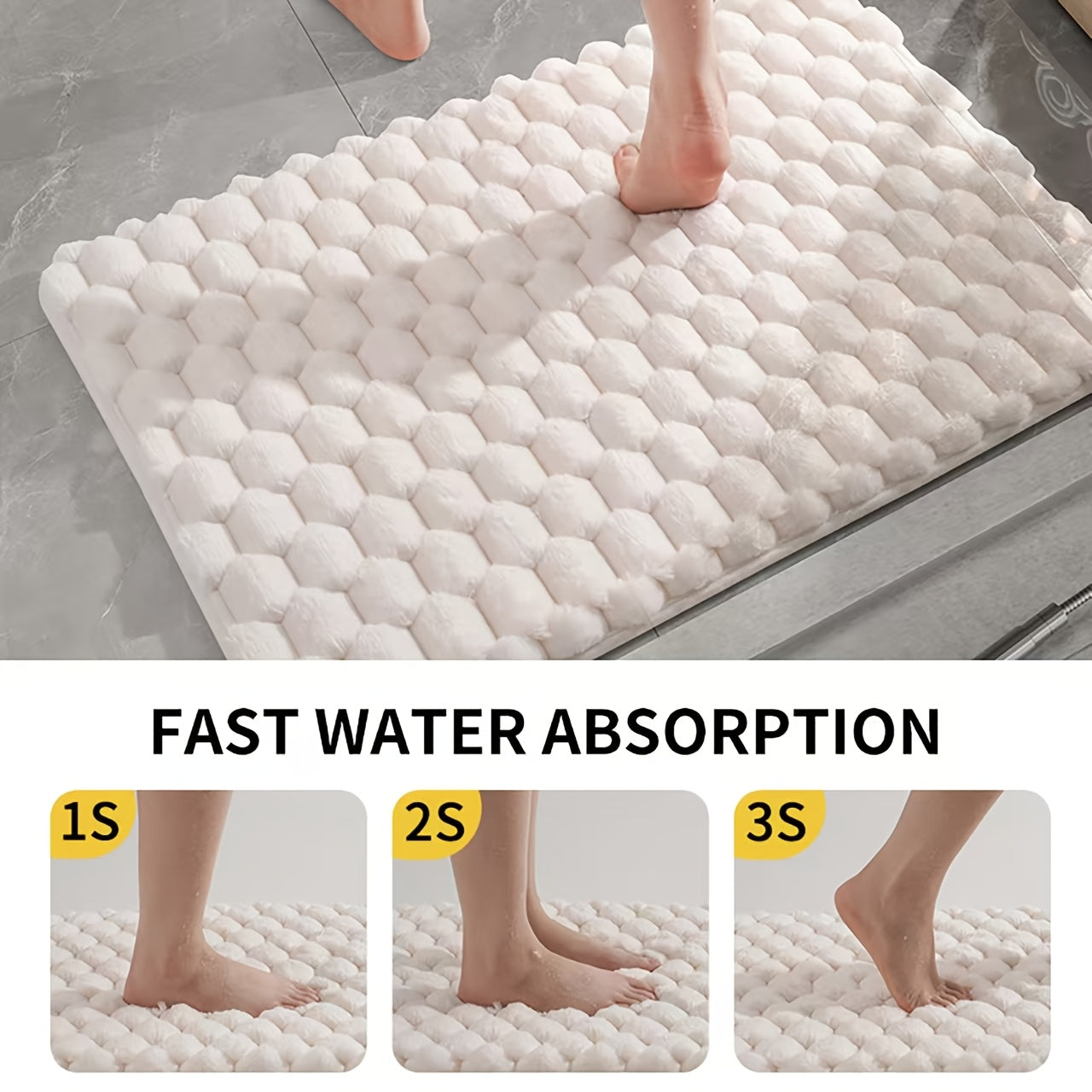 Dikke Antislip Tufted Polyester Badmat – Ultra-Zacht en Absorberend voor Badkamer en Slaapkamer