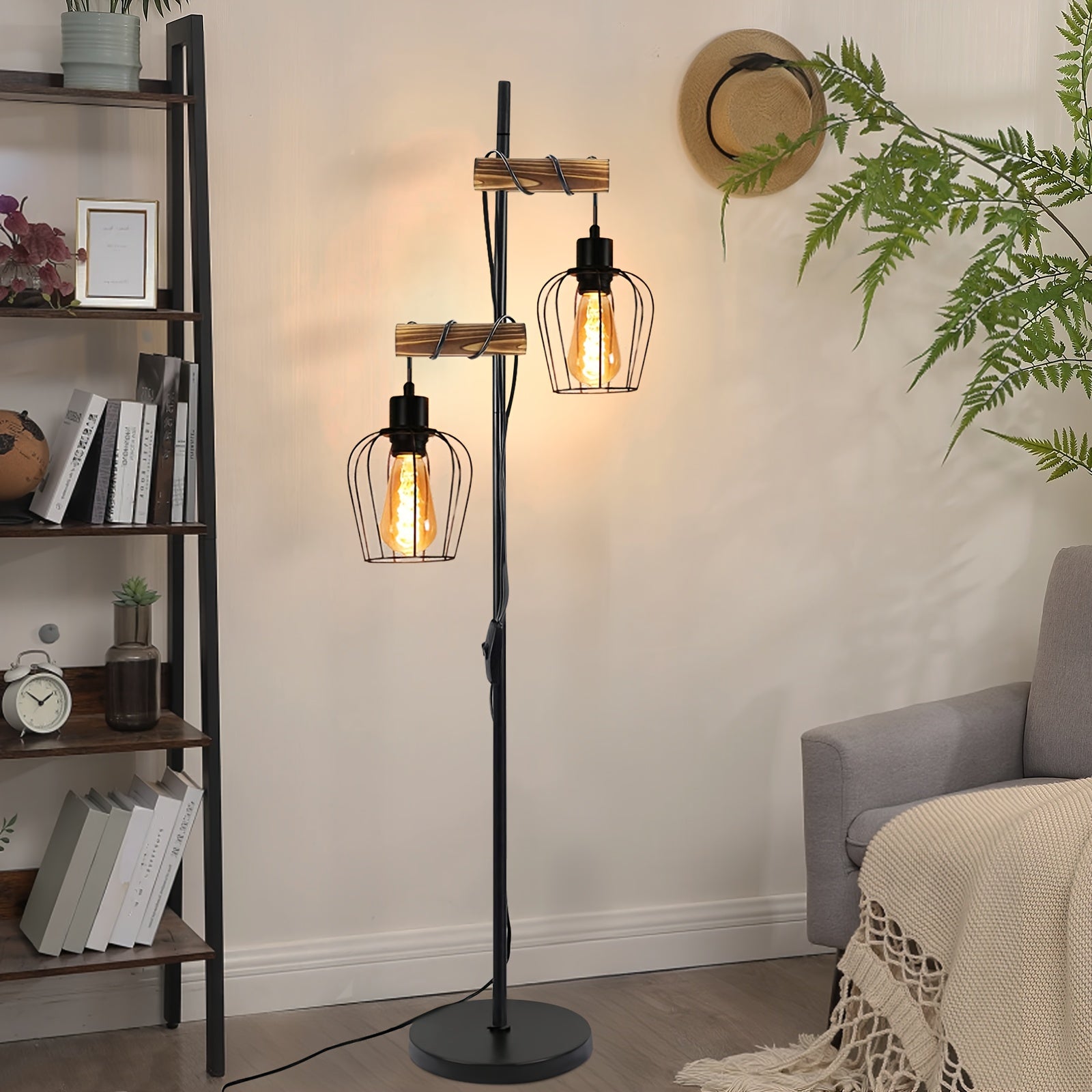 Vloerlamp - Industrieel Design voor Retro Sfeer
