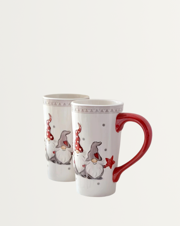 Kerst Mok Santa Claus – 550 ml Rood-Wit