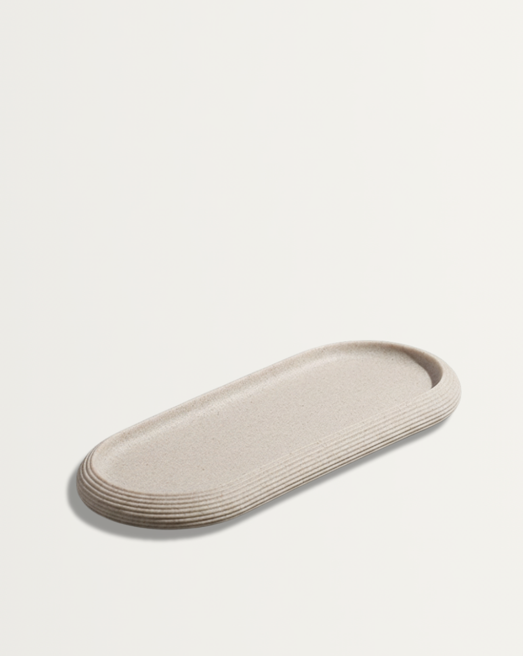 Ovalen Dienbladen van Hars - Antislip en Roestbestendig Design